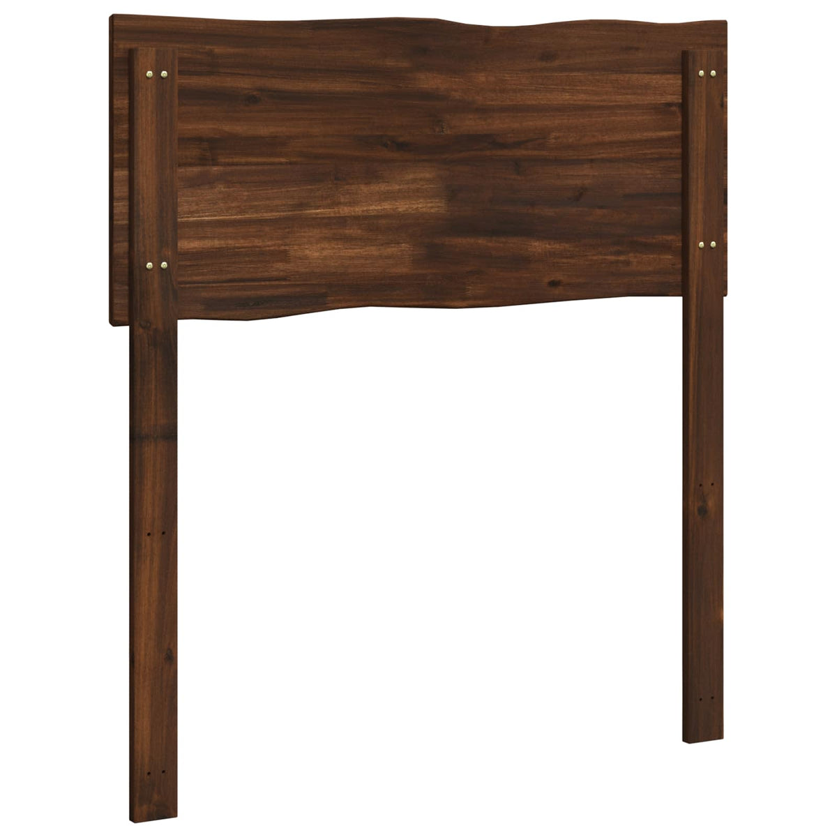 Sengegavl med naturkant ROSTOCK Mørk Brun 90 cm