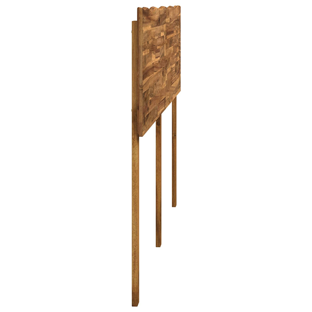 Sengegavl med naturkant ROSTOCK Naturfarvet 150 cm