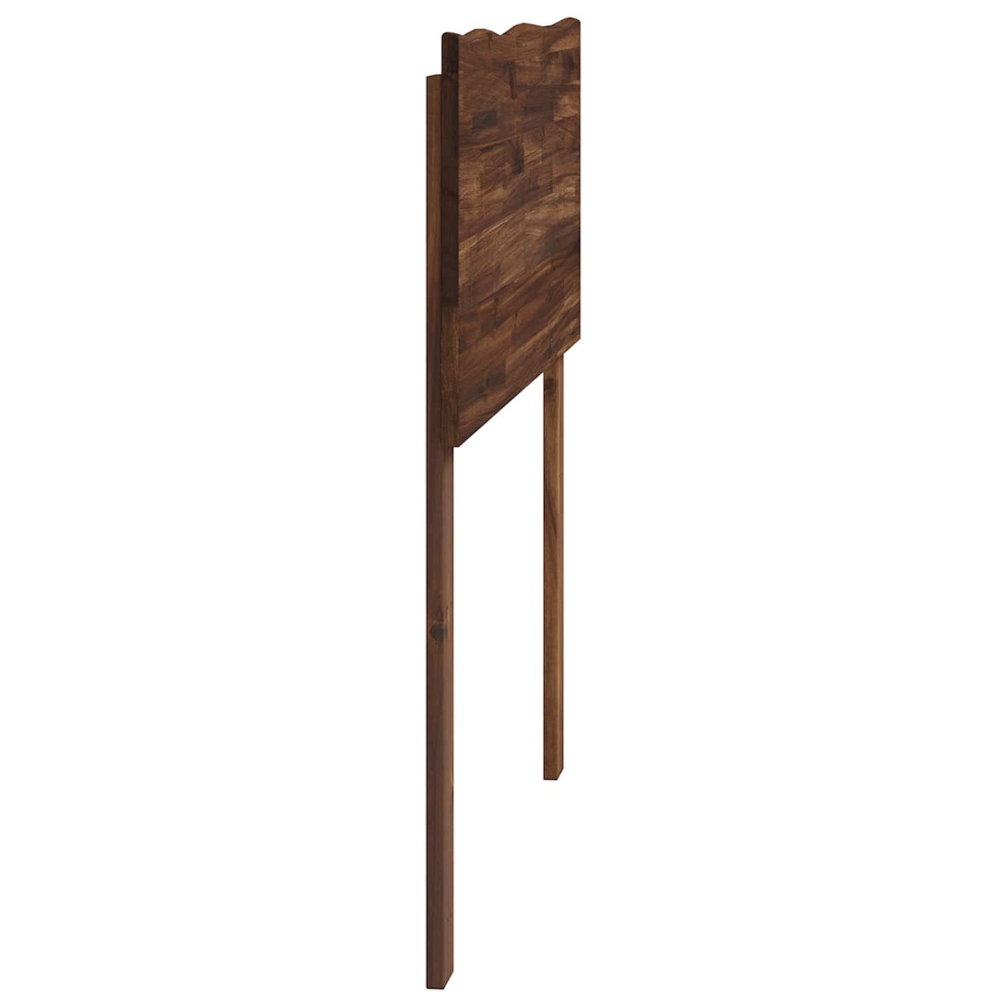 Sengegavl med naturkant ROSTOCK Mørk Brun 90 cm