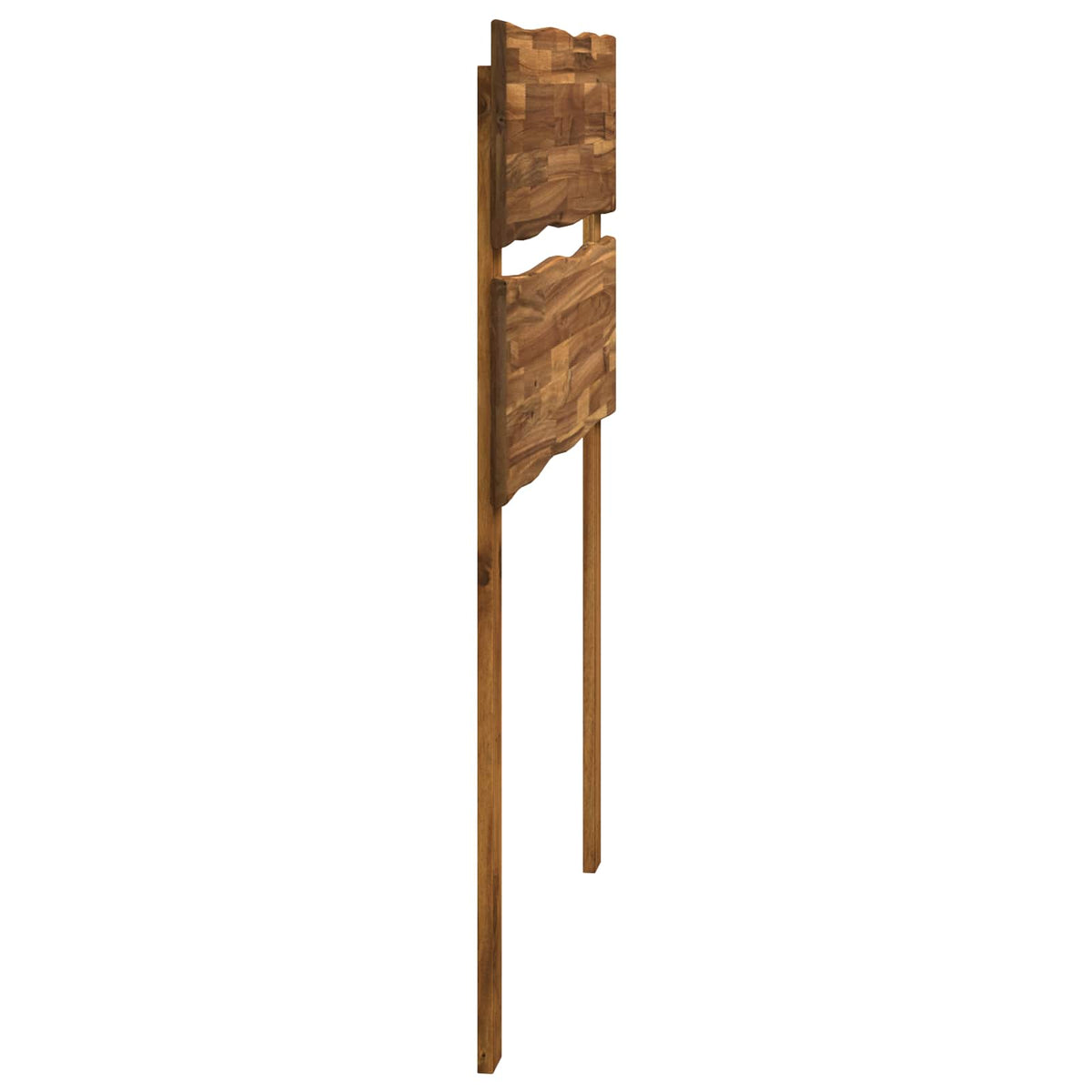 Sengegavl med levende kant ROSTOCK Naturfarvet 75 cm