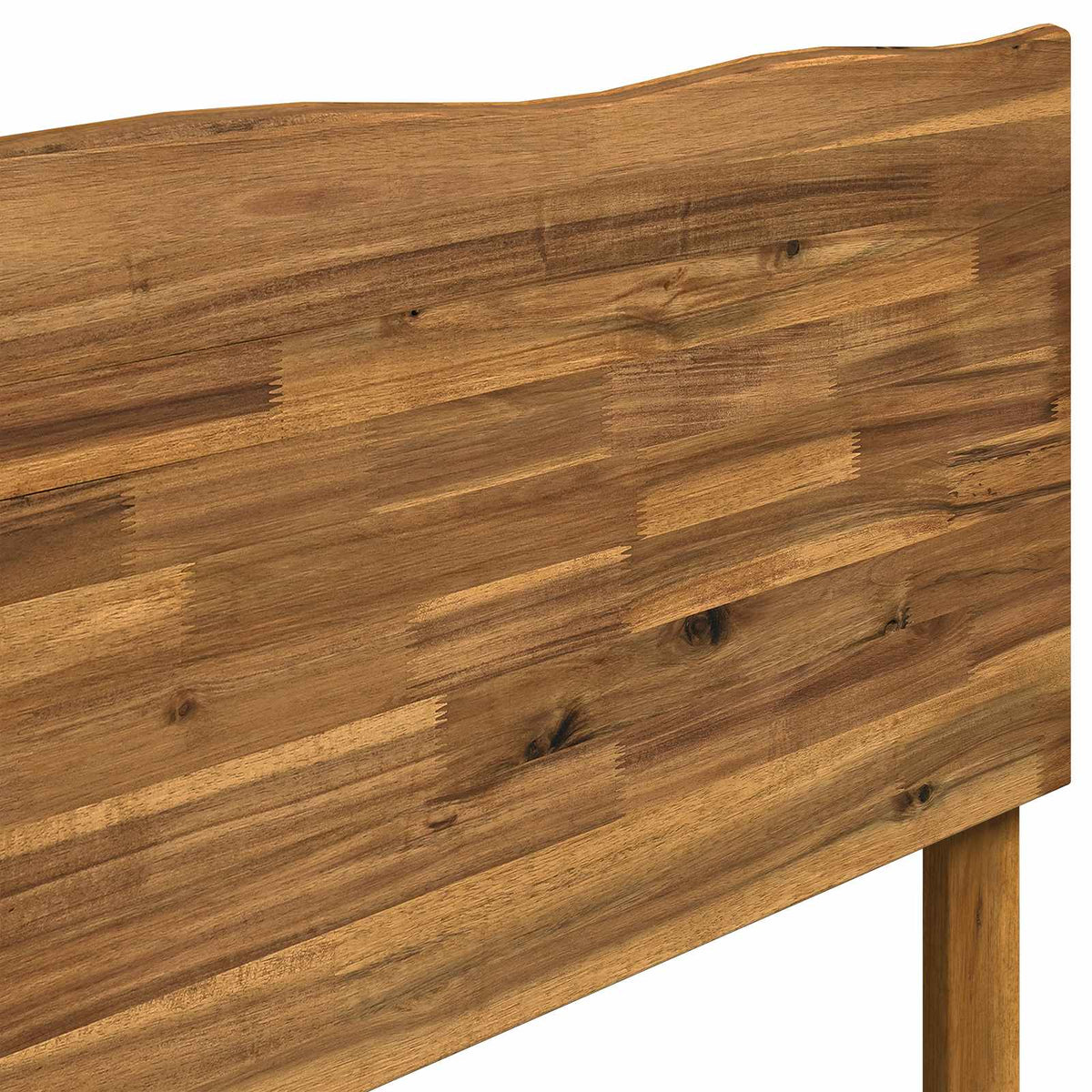 Enkelt Sengebund med Hovedgærde ROSTOCK Naturfarvet 80 x 200 cm
