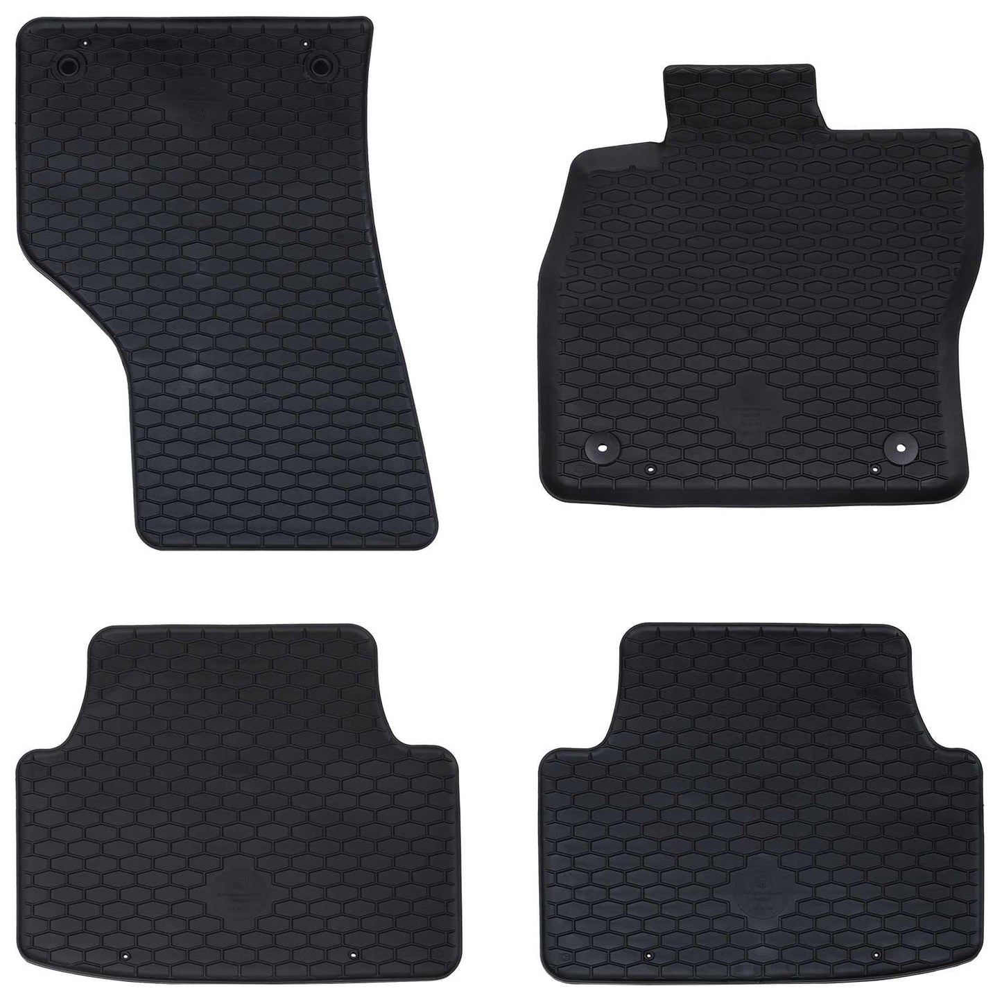 Bilmåtte 4 stk. suitable for seat LEON 2020- Gummi