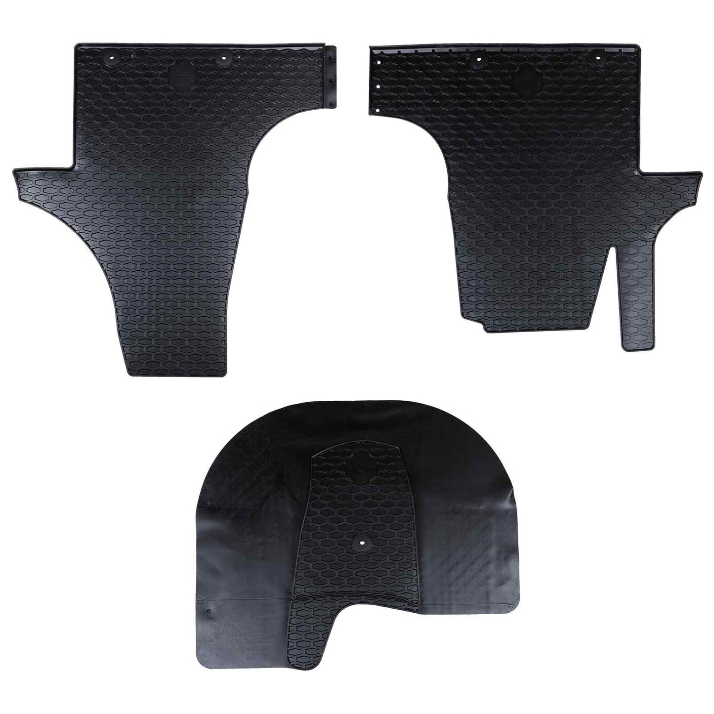 Bilmåtte 3 stk. Passer til VW T5 2010-2015 Gummi