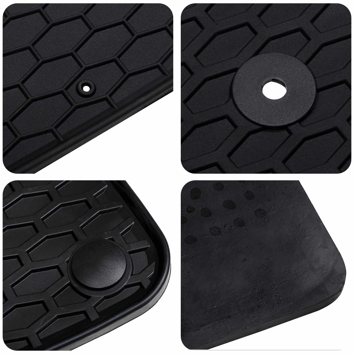 Bilmåtte 4 stk. suitable for Ford Focus 2018- 4D Aft. Gummi