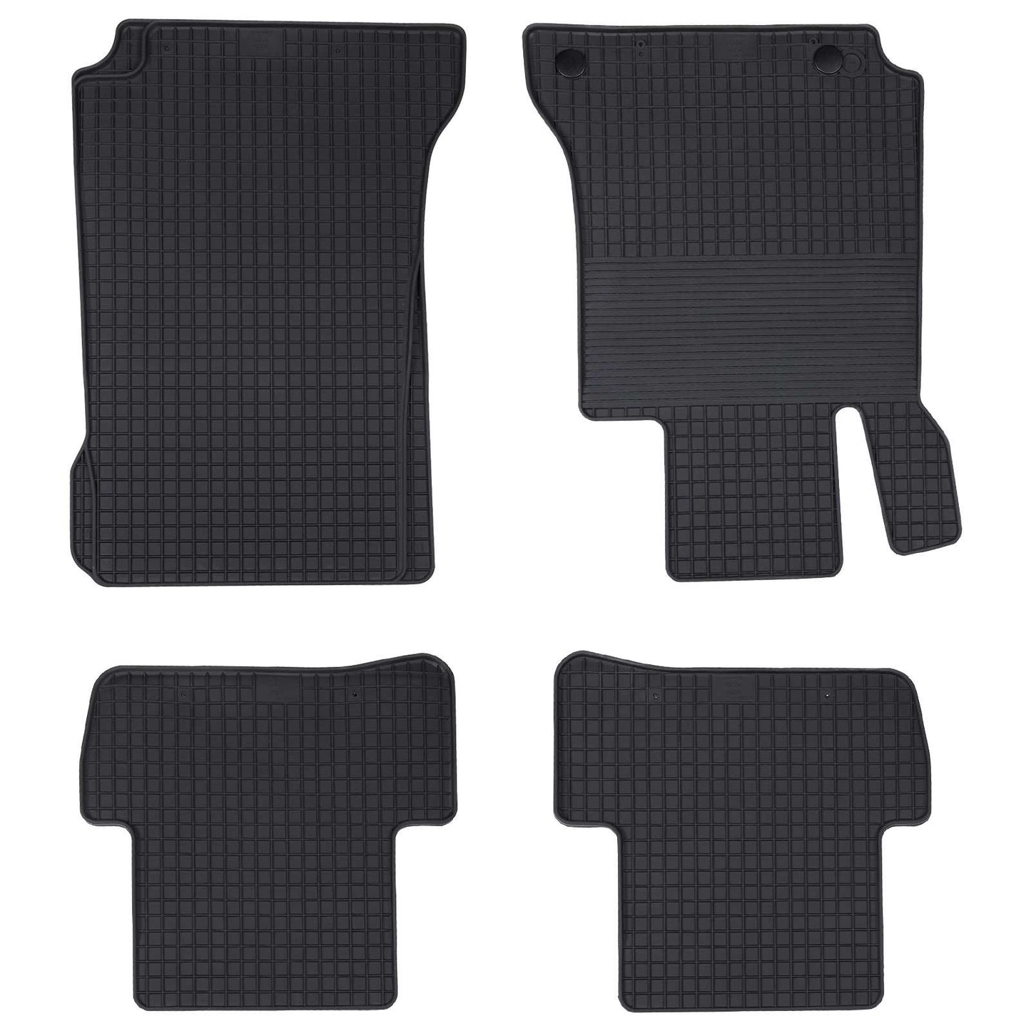 Bilmåtte 4 stk. velegnet til C-Class W205 2014- 4D Aft Gummi