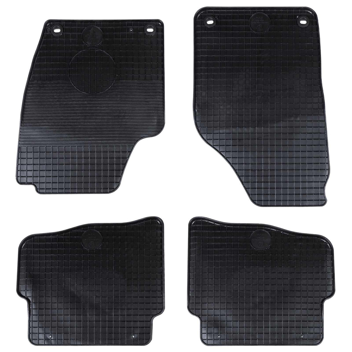 Bilmåtte 4 stk. velegnet til VW POLO 2001-2009 NS Gummi