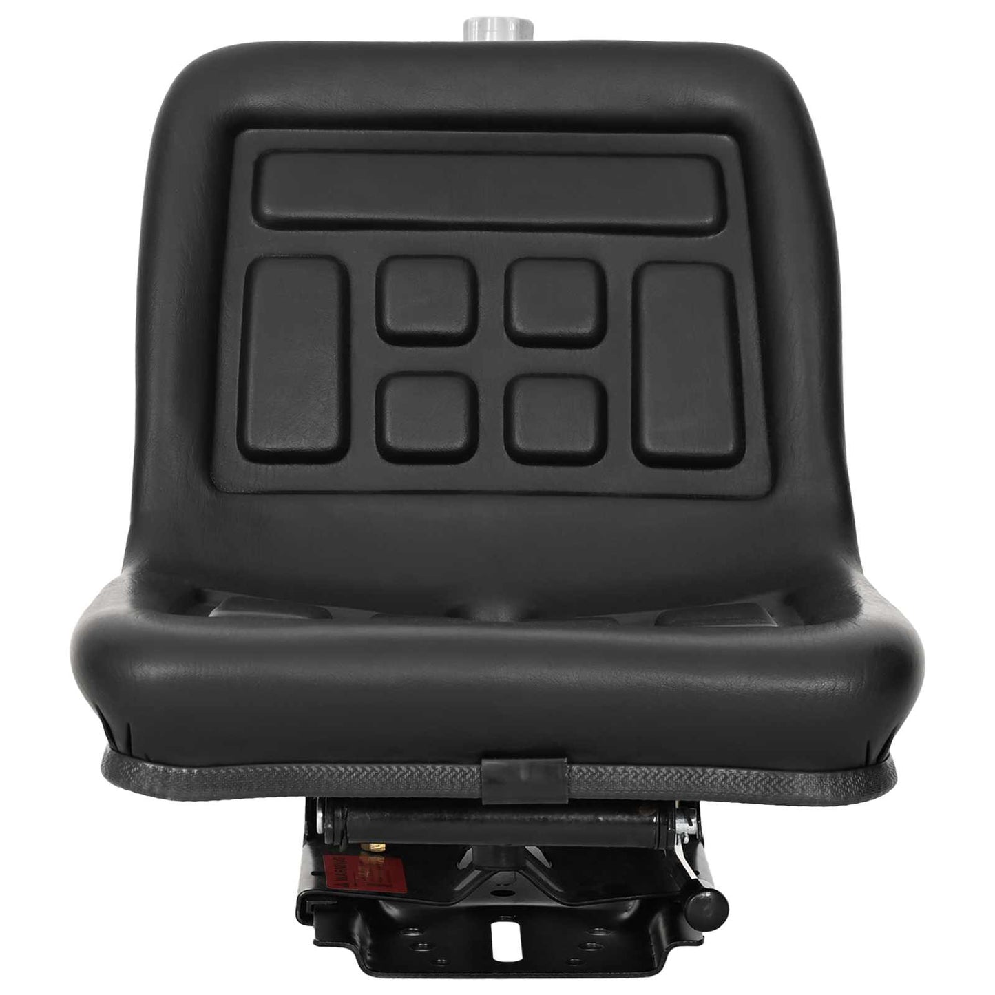 Traktor sæde med affjedring Sort 39,5 x 52 x 43 cm Stål og PVC