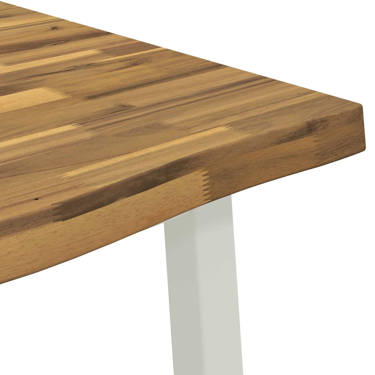 Dining table med live edge 160 x 70 x 75 cm Massivt Akacietræ