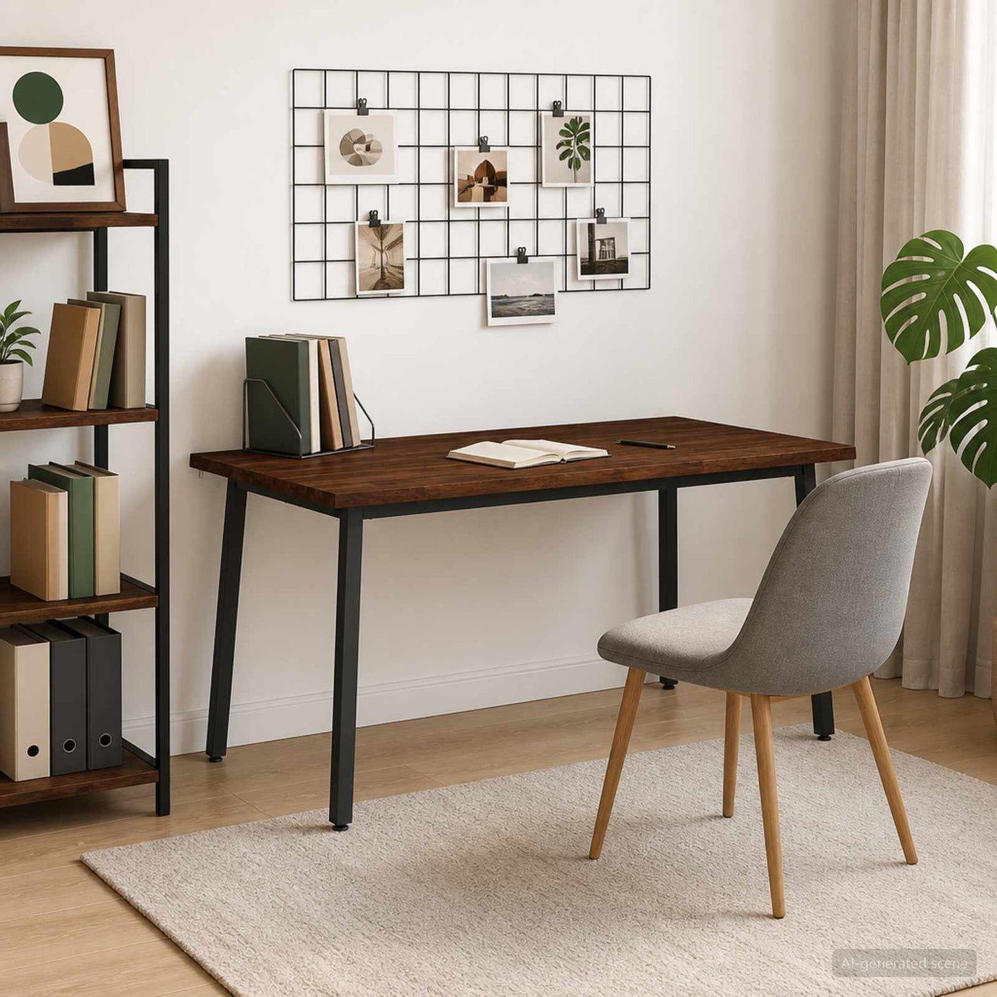 Dining table med live edge 160 x 90 x 75 cm Massivt Akacietræ