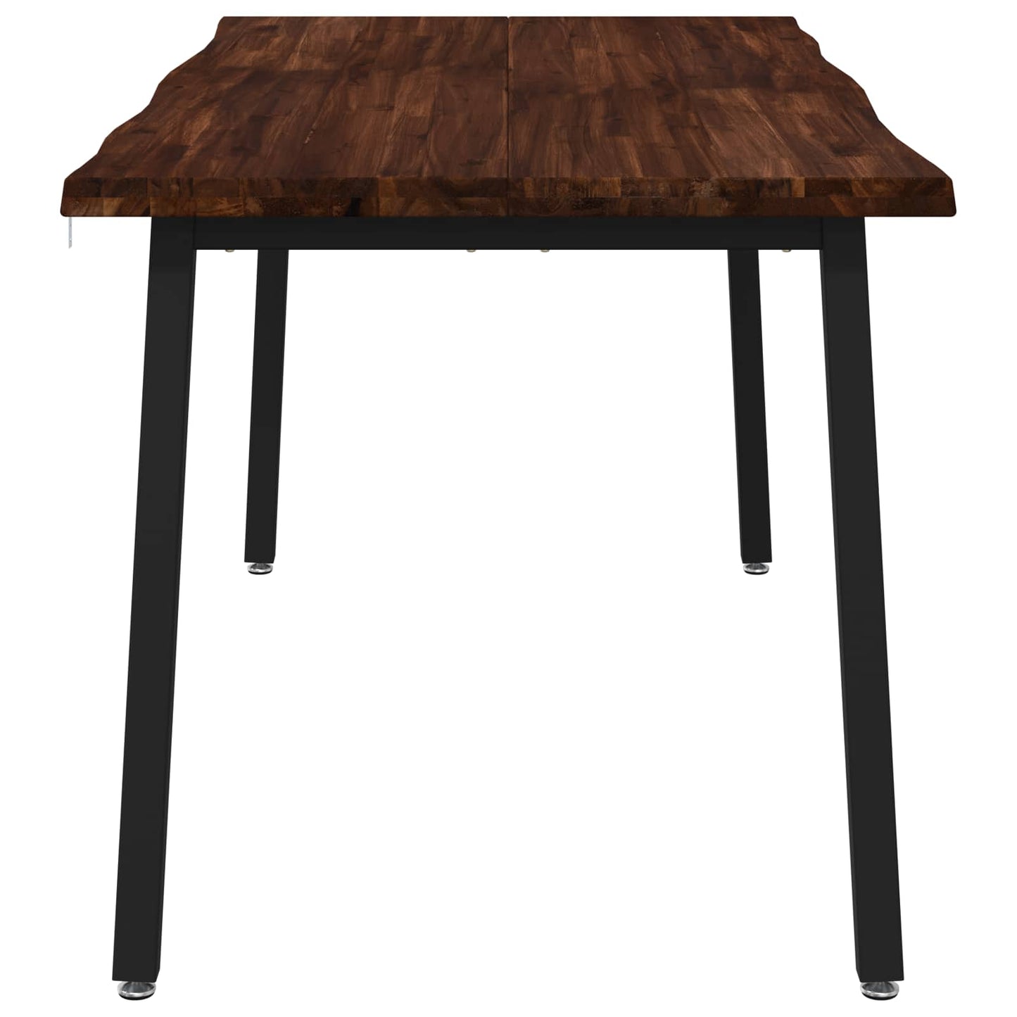 Dining table med live edge 160 x 80 x 75 cm Massivt Akacietræ