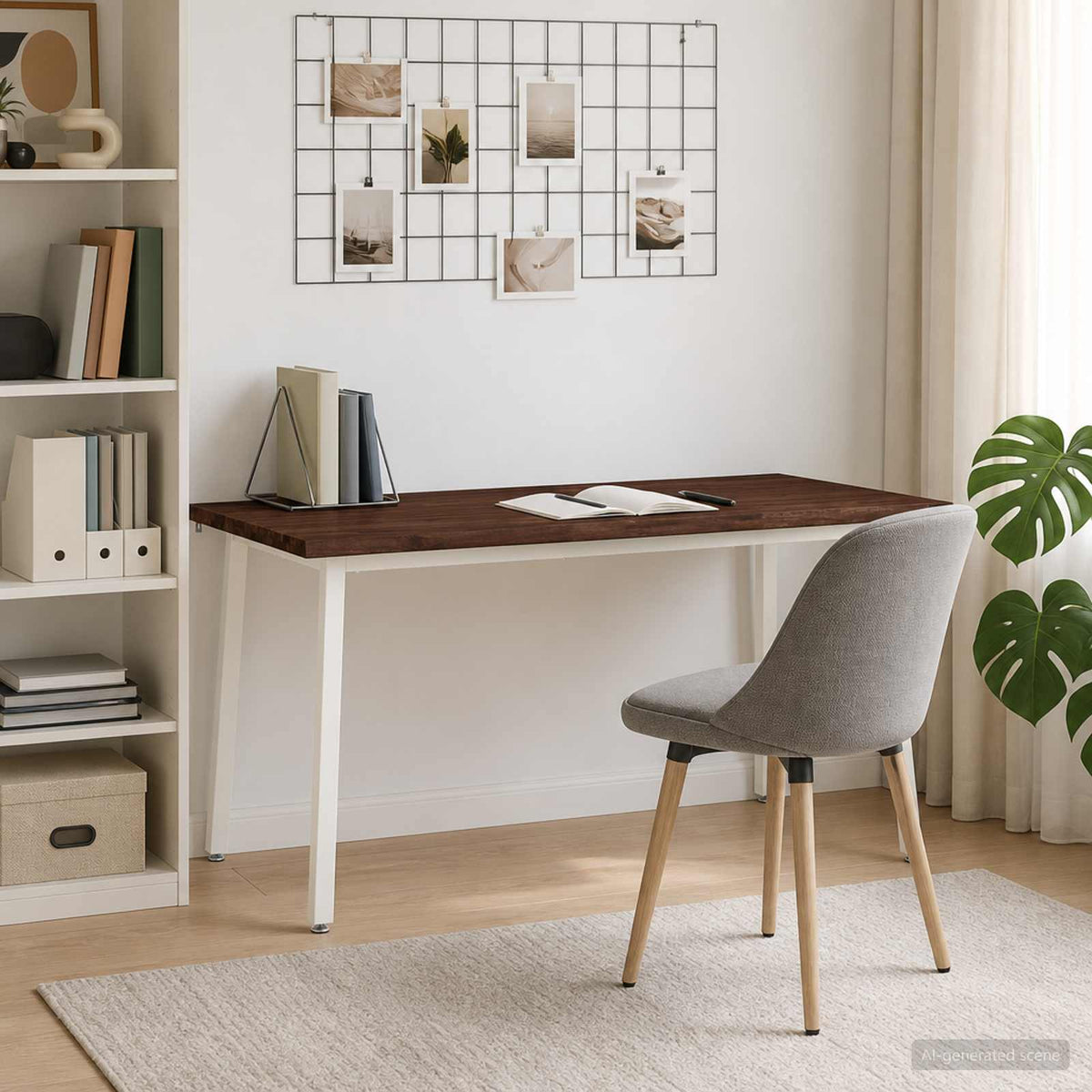 Dining table med live edge 160 x 70 x 75 cm Massivt Akacietræ