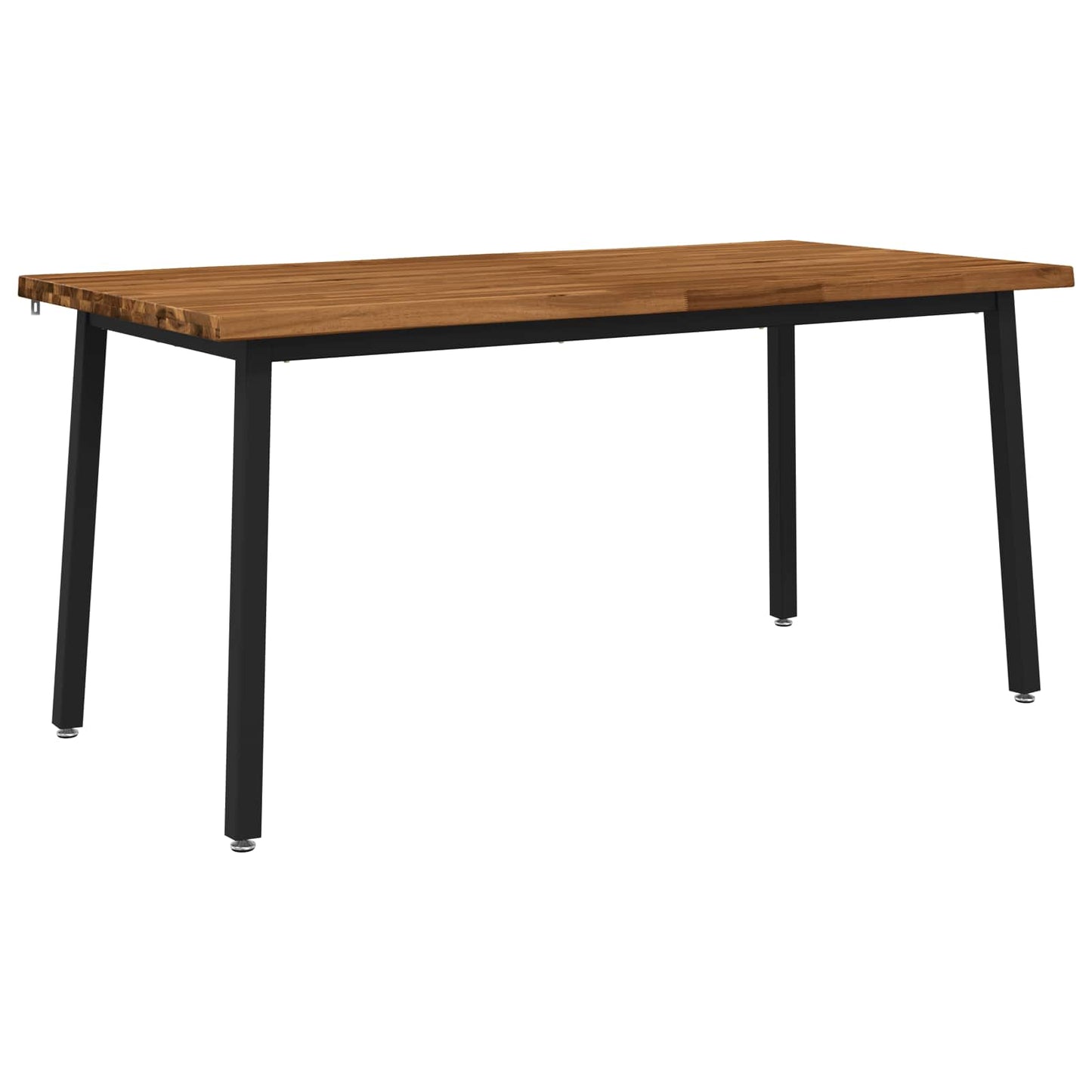 Dining table med live edge 160 x 80 x 75 cm Massivt Akacietræ