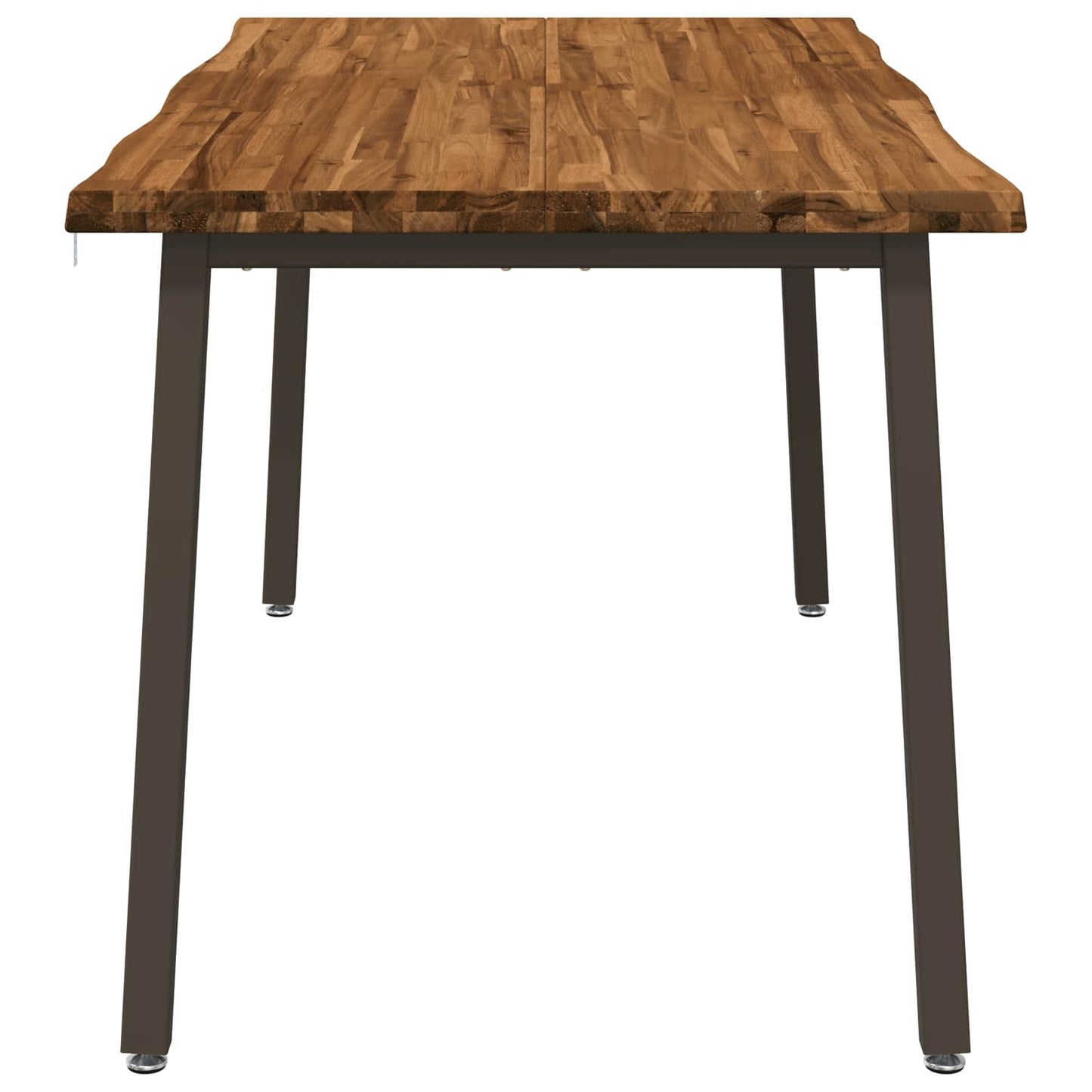 Dining table med live edge 160 x 80 x 75 cm Massivt Akacietræ