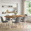 Dining table med live edge 160 x 90 x 75 cm Massivt Akacietræ