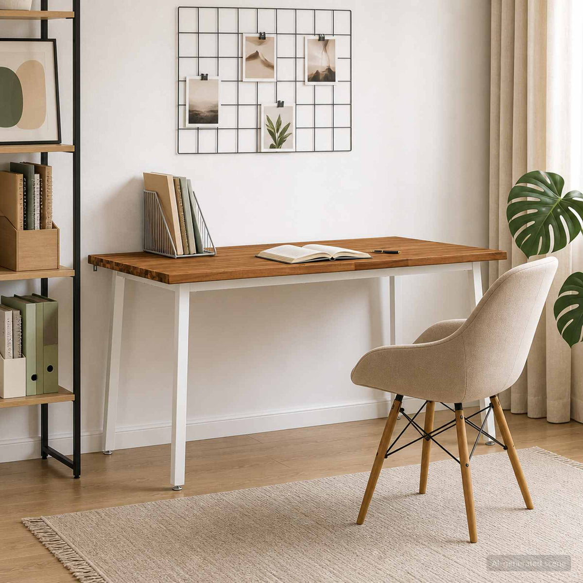 Dining table med live edge 160 x 70 x 75 cm Massivt Akacietræ