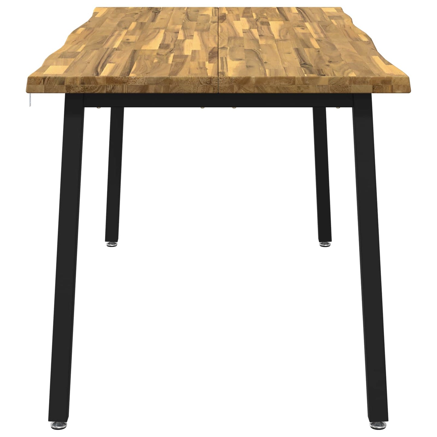 Dining table med live edge 160 x 80 x 75 cm Massivt Akacietræ