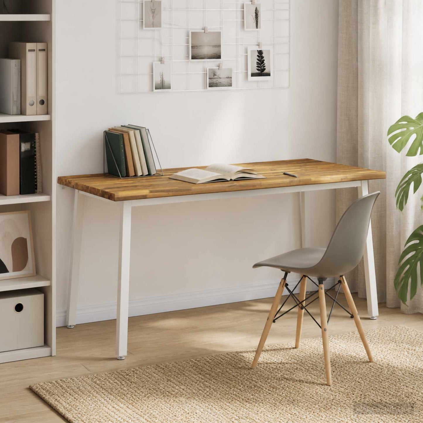 Dining table med live edge 160 x 70 x 75 cm Massivt Akacietræ