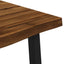 Dining table med live edge 140 x 90 x 75 cm Massivt Akacietræ