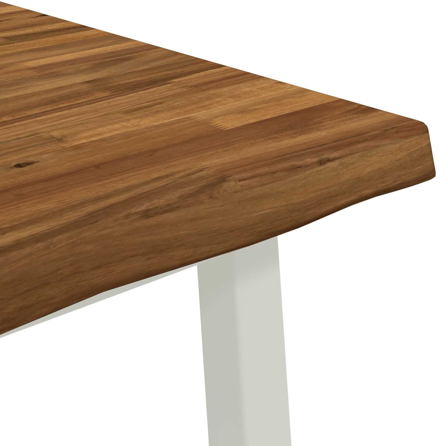 Dining table med live edge 140 x 90 x 75 cm Massivt Akacietræ