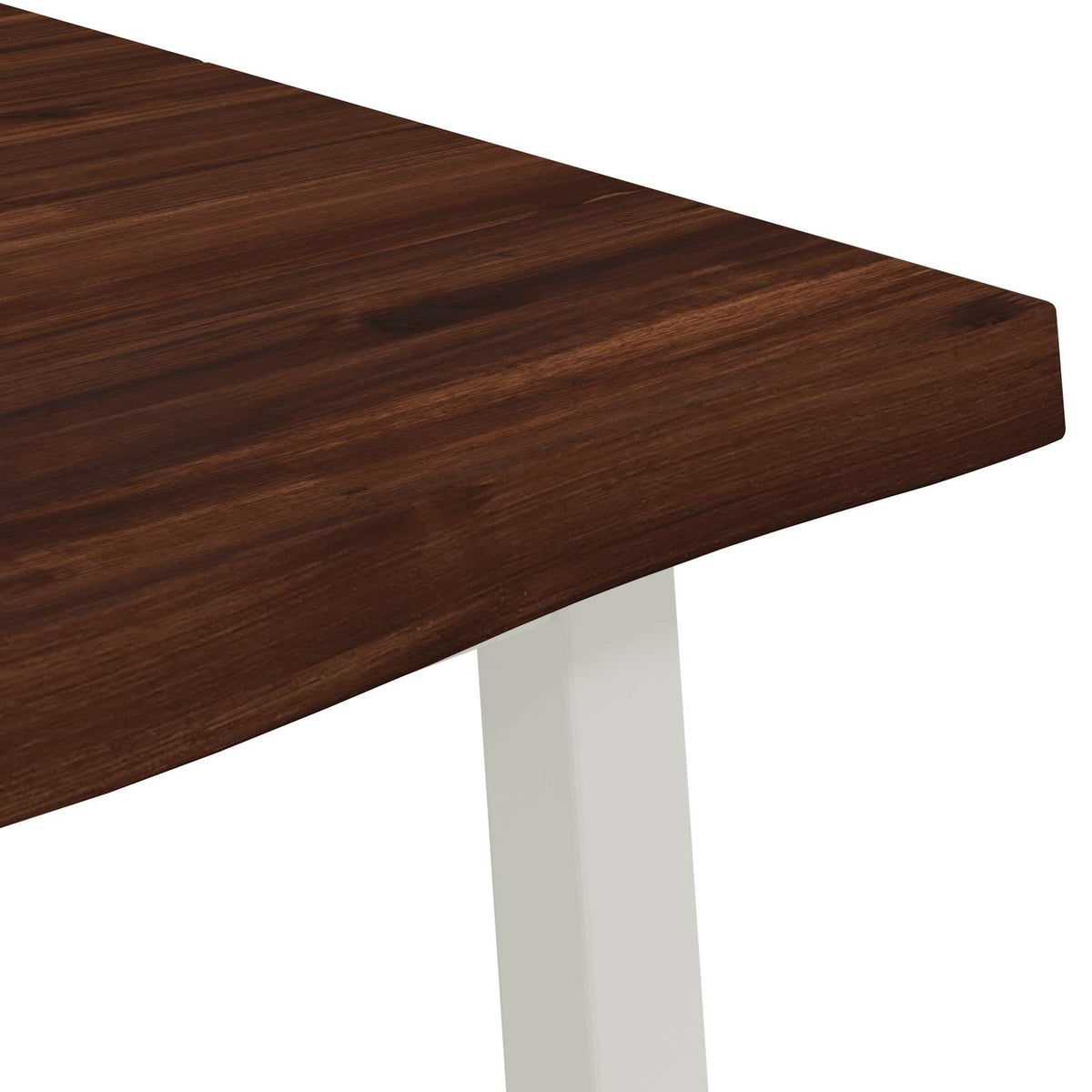 Dining table med live edge 160 x 90 x 75 cm Massivt Akacietræ