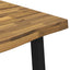 Dining table med live edge 160 x 90 x 75 cm Massivt Akacietræ