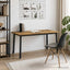 Firkantet Spisebord 160 x 80 x 75 cm Massivt Akacietræ Hvid