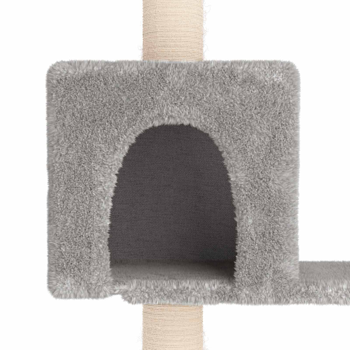 Kattetræ med sisal klatreposter Lysegrå 177,5 cm
