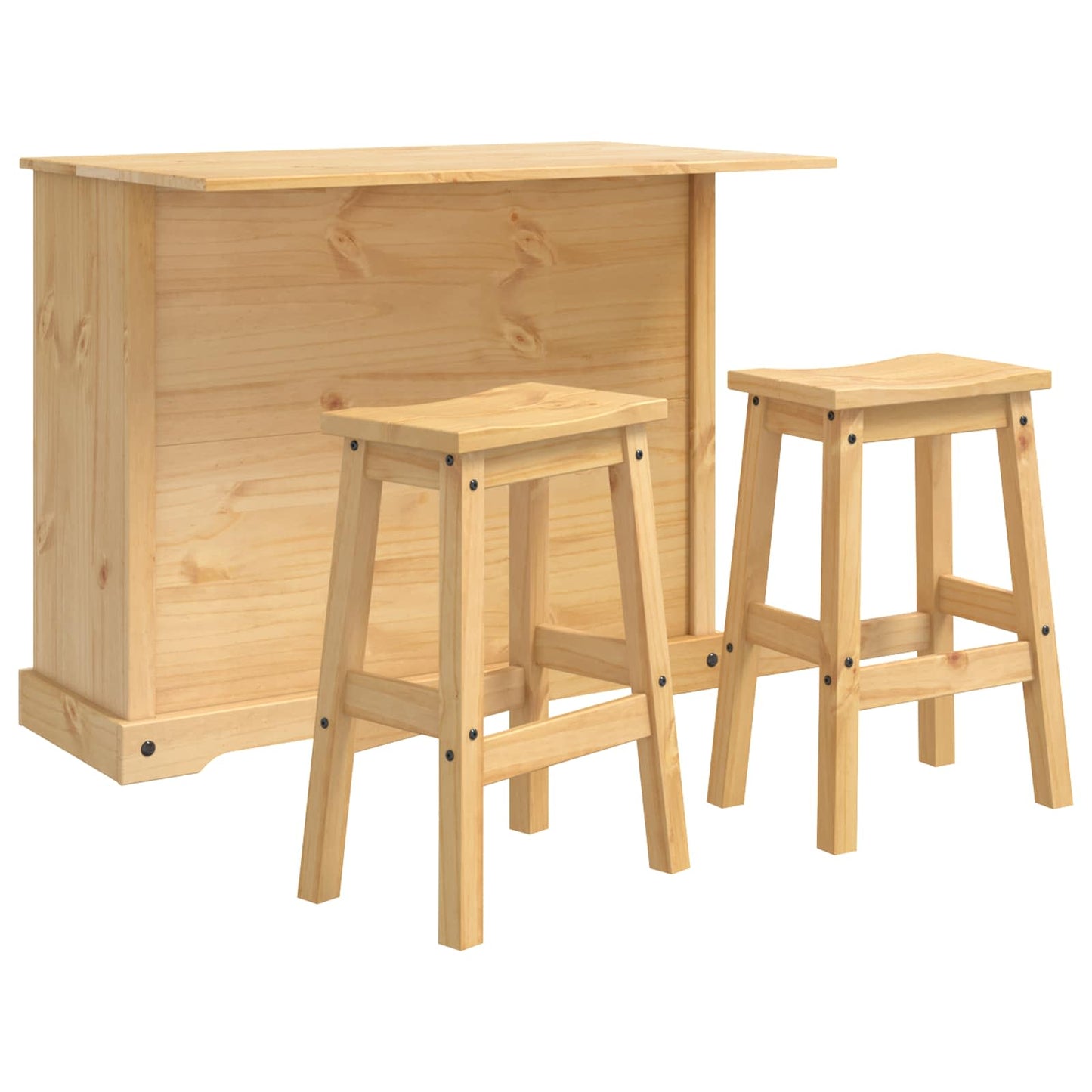 Køkkenopbevaring 2 stk. Honning Voks 112 x 77 x 90 cm