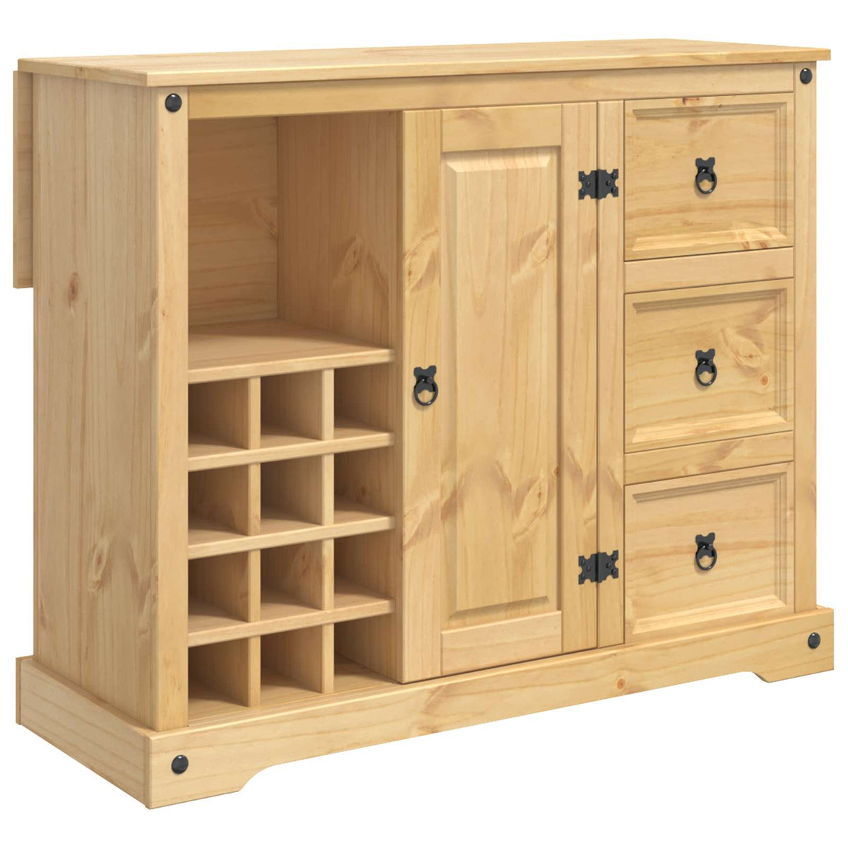 Køkkenopbevaring 2 stk. Honning Voks 112 x 77 x 90 cm