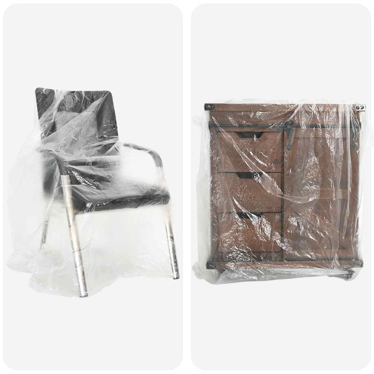 Støvblad 6 stk. Transparent 400 x 500 cm HDPE