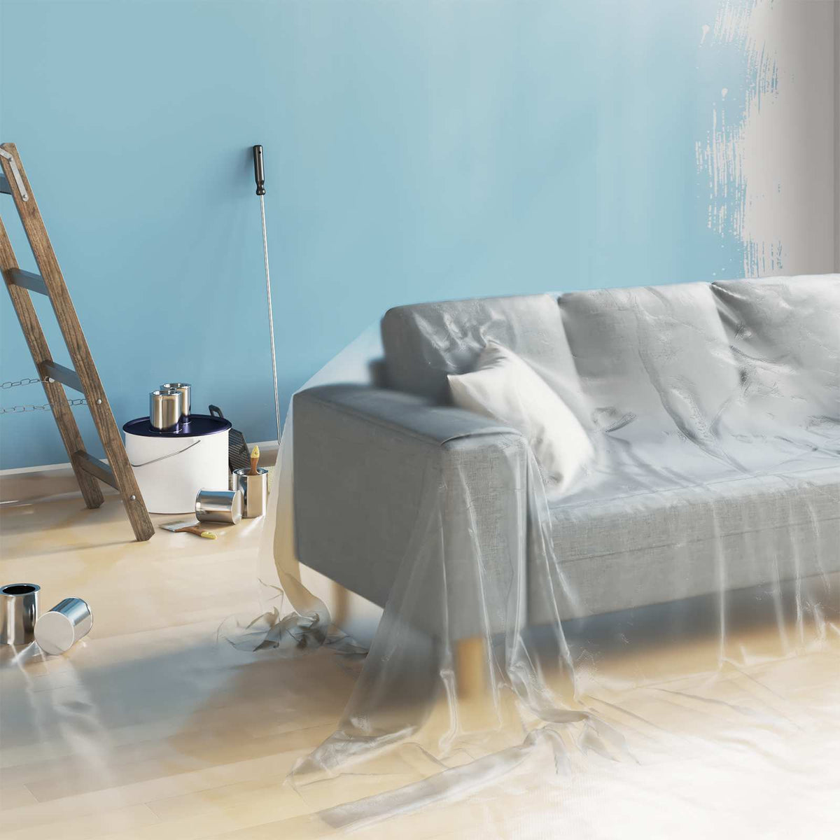 Støvblad 6 stk. Transparent 400 x 500 cm HDPE