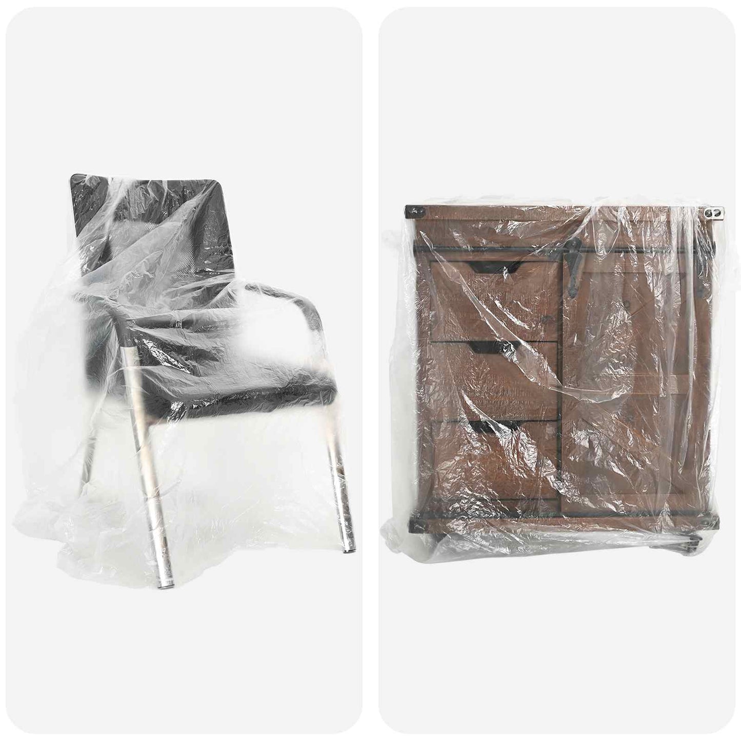 Støvblad 6 stk. Transparent 400 x 500 cm HDPE