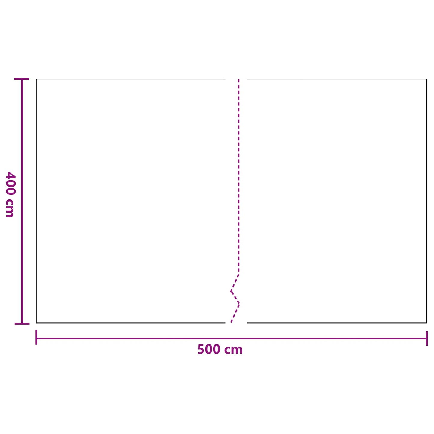 Støvblad 6 stk. Transparent 400 x 500 cm HDPE
