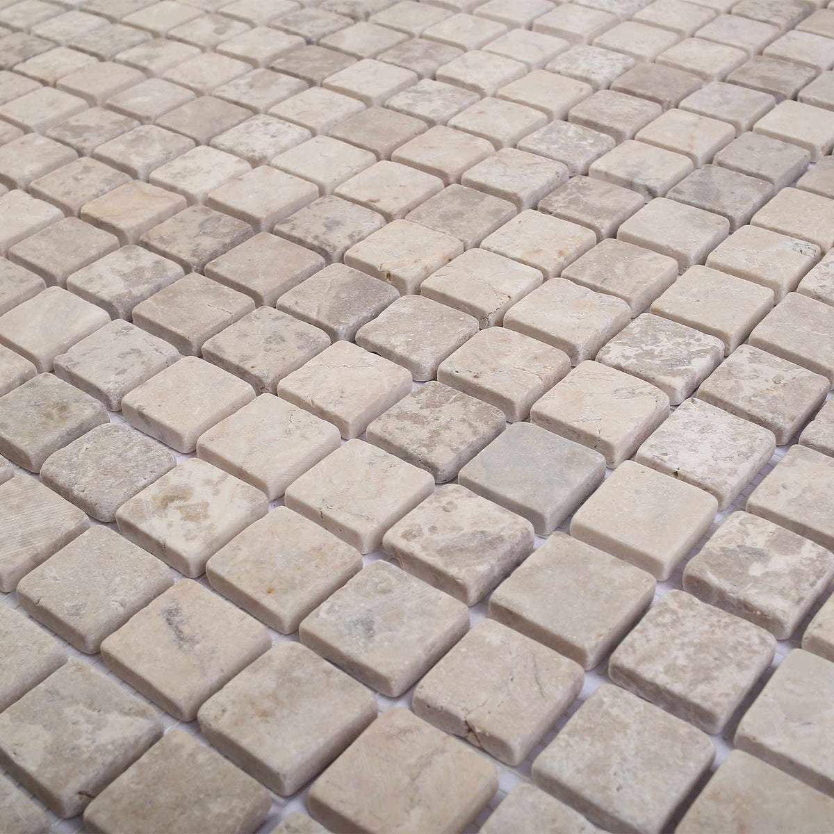 Mosaik Fliser Cremefarvet 30 x 30 cm Marmor