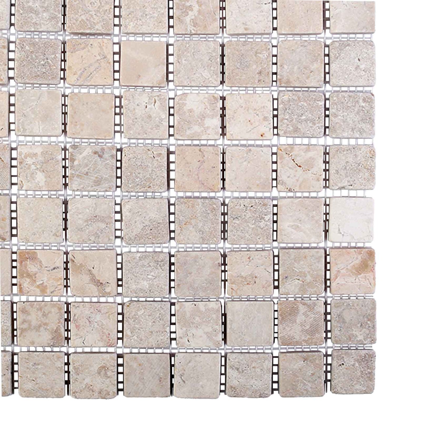 Mosaik Fliser Cremefarvet 30 x 30 cm Marmor