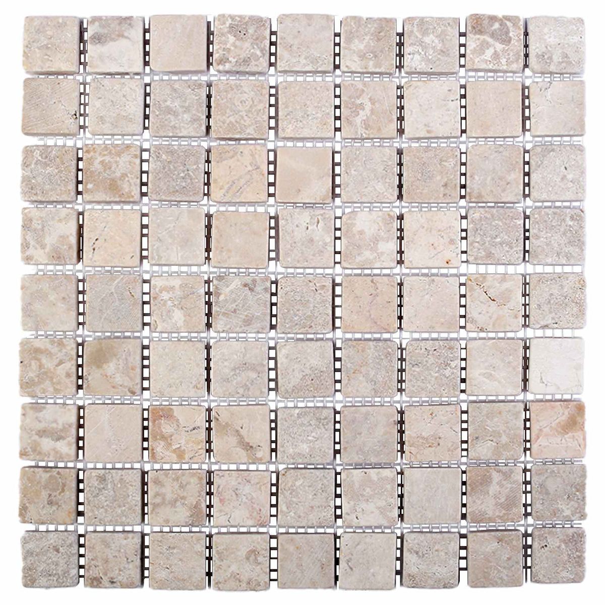 Mosaik Fliser Cremefarvet 30 x 30 cm Marmor