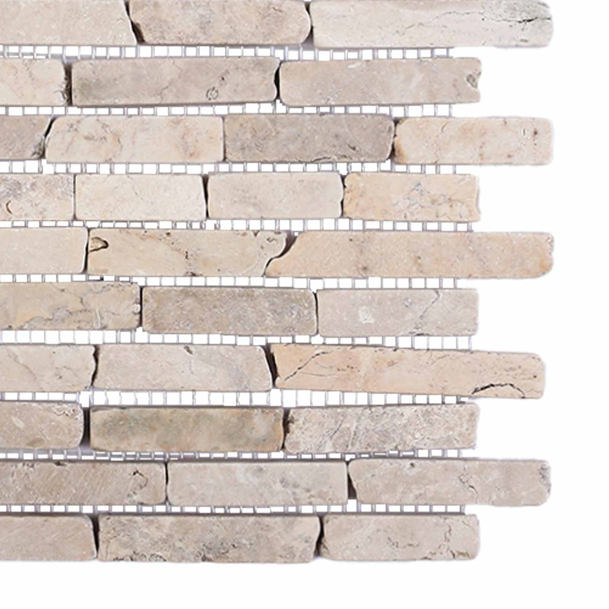 Mosaik Fliser Cremefarvet 30 x 30 cm Marmor