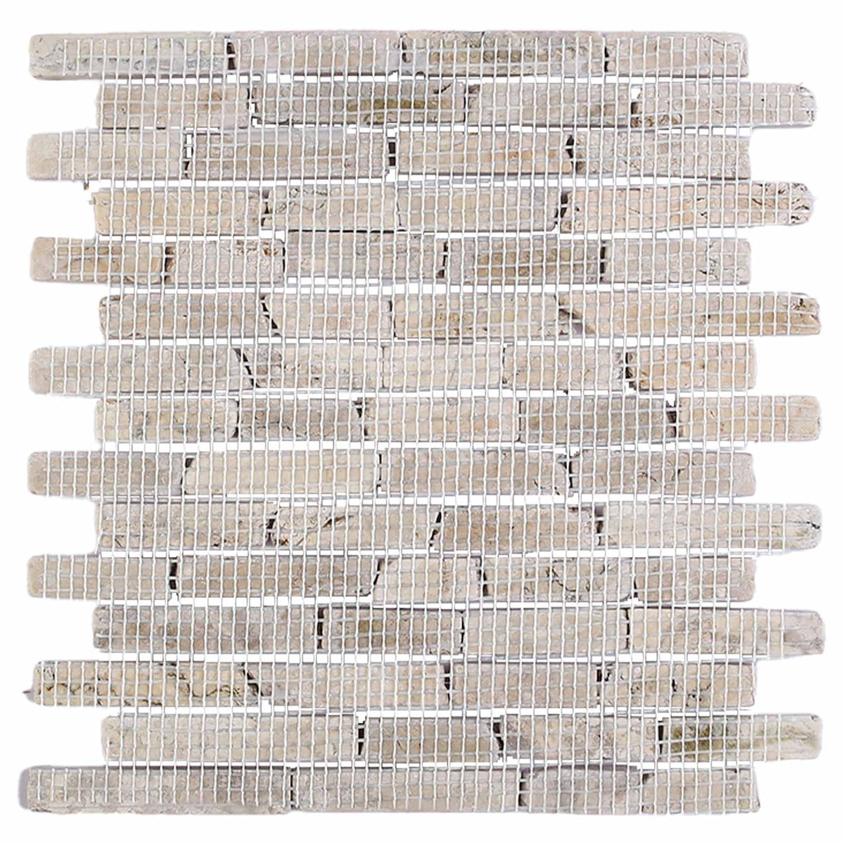 Mosaik Fliser Cremefarvet 30 x 30 cm Marmor
