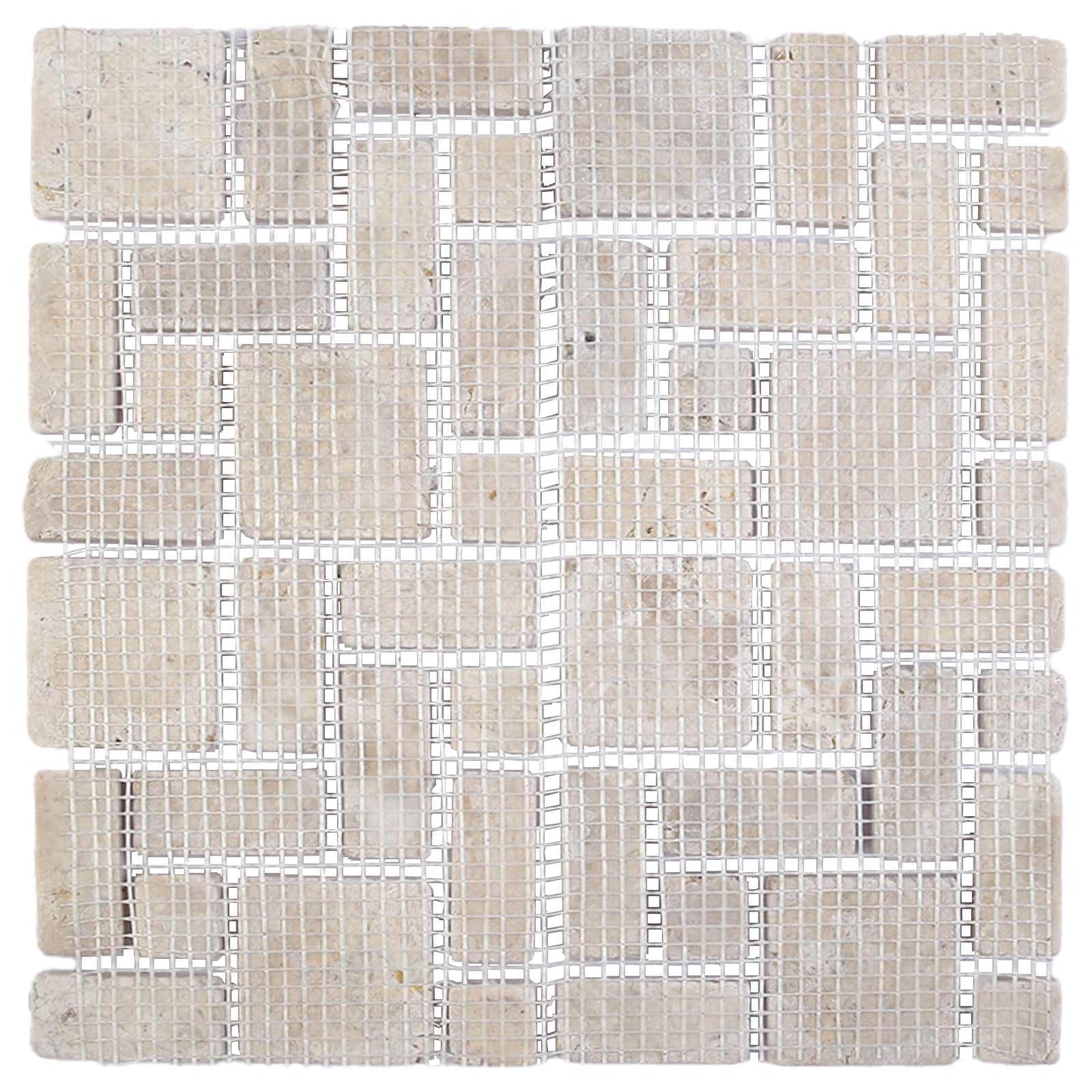 Mosaik Fliser Cremefarvet 30 x 30 cm Marmor