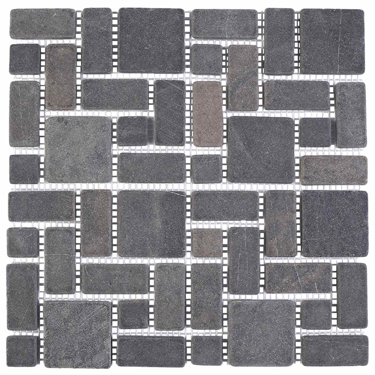Mosaik Fliser Grå 30 x 30 cm Marmor