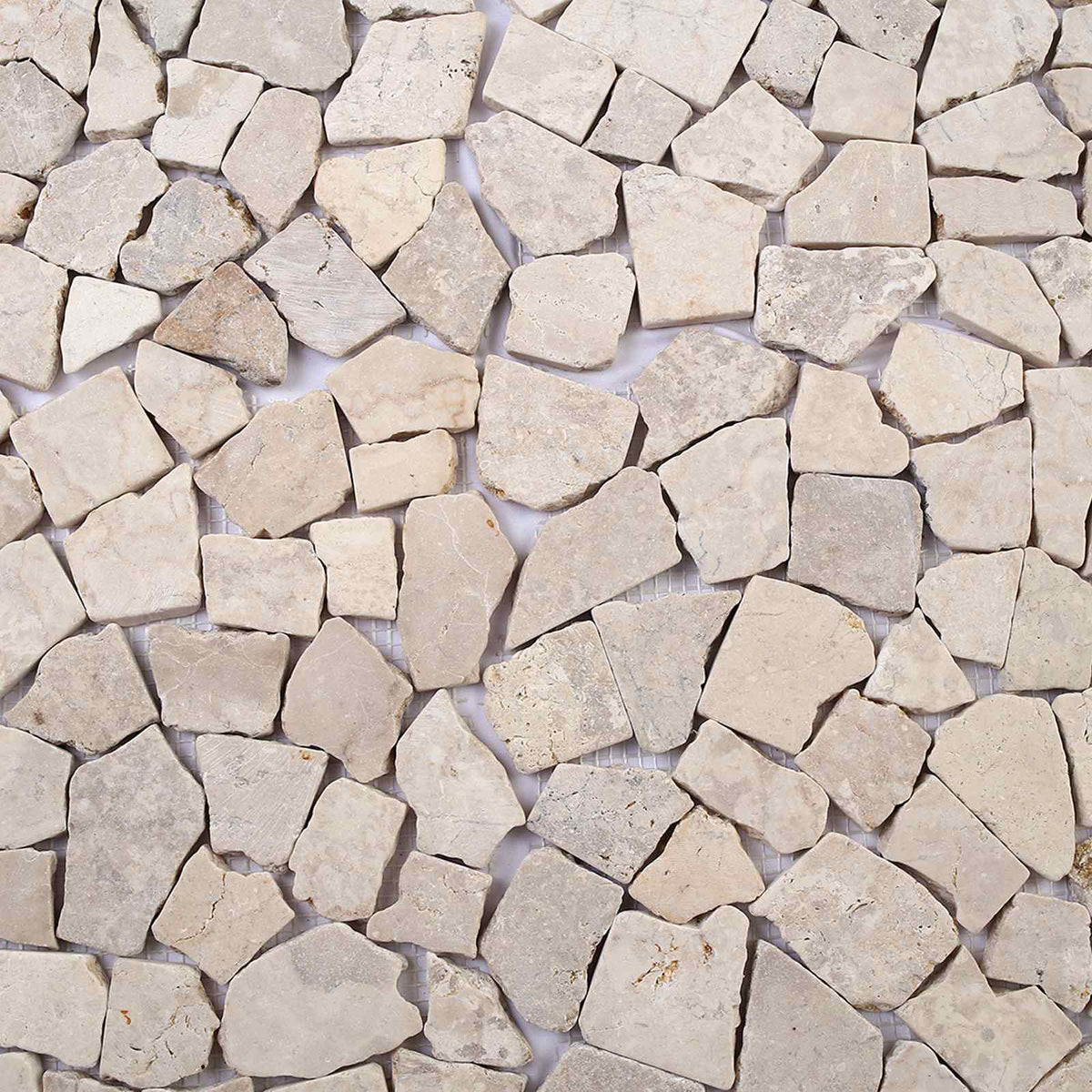 Mosaik Fliser Cremefarvet 30 x 30 cm Marmor