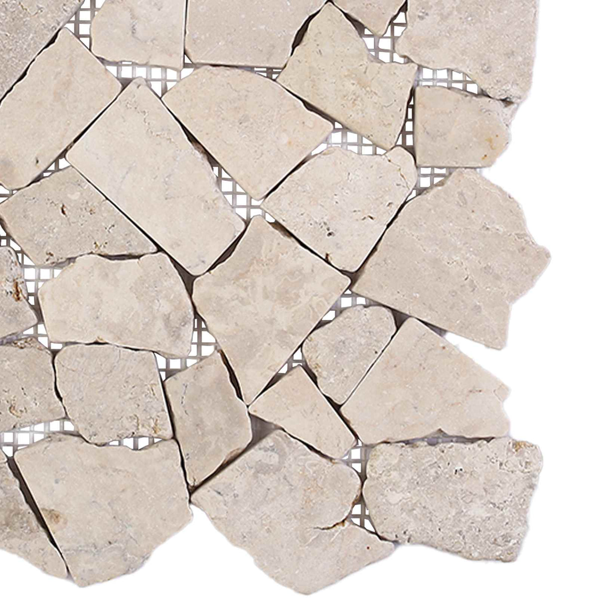 Mosaik Fliser Cremefarvet 30 x 30 cm Marmor