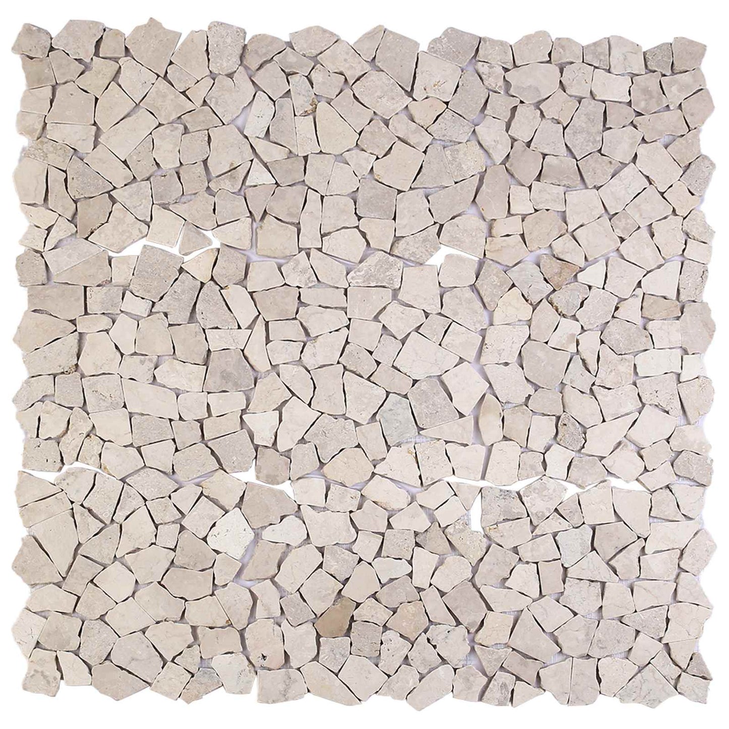 Mosaik Fliser Cremefarvet 30 x 30 cm Marmor