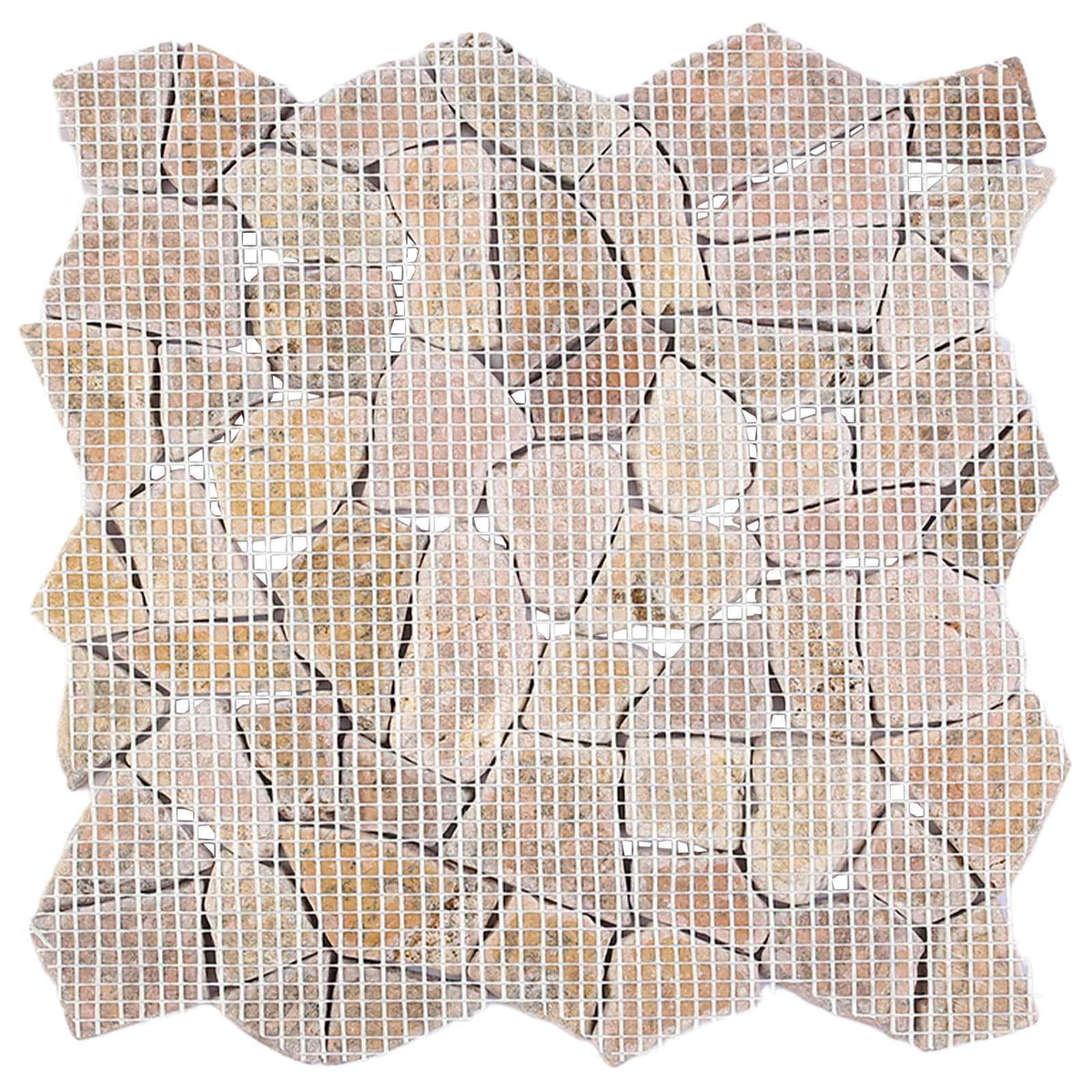 Mosaik Fliser Rød 30 x 30 cm Marmor