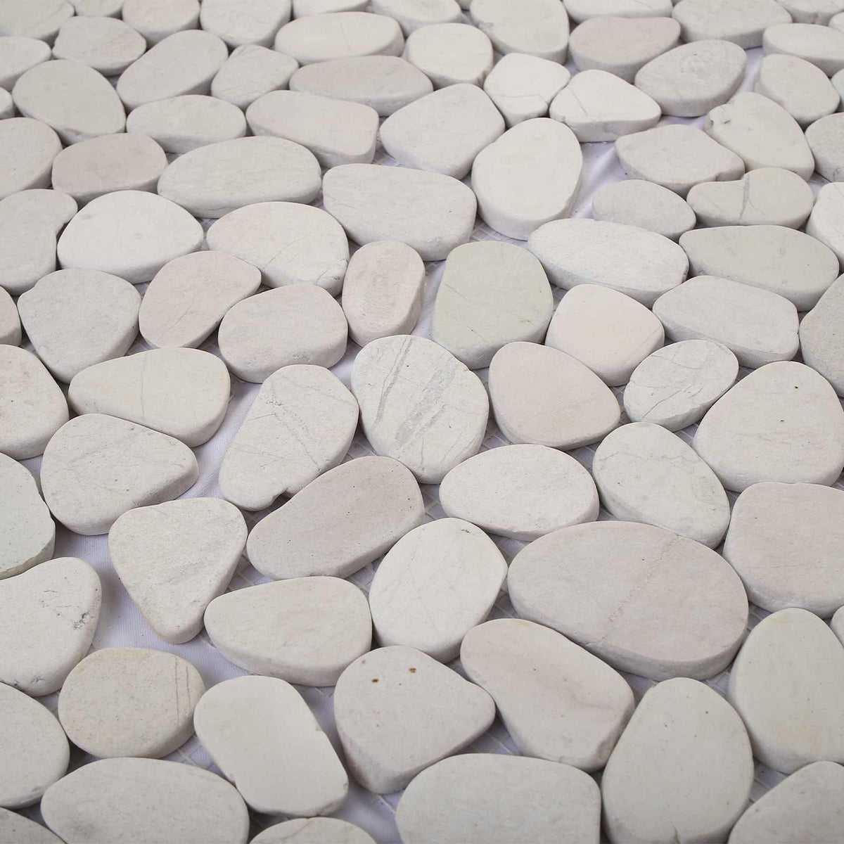 Pebble Fliser Hvid 30 x 30 cm Flod Pebble