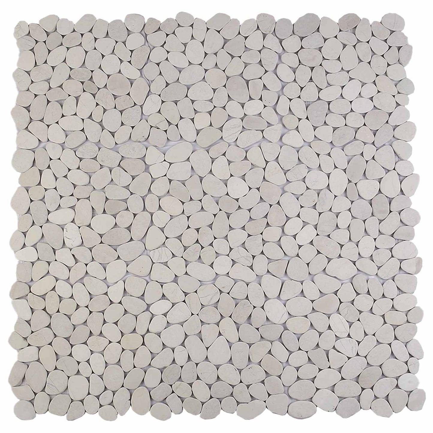 Pebble Fliser Hvid 30 x 30 cm Flod Pebble