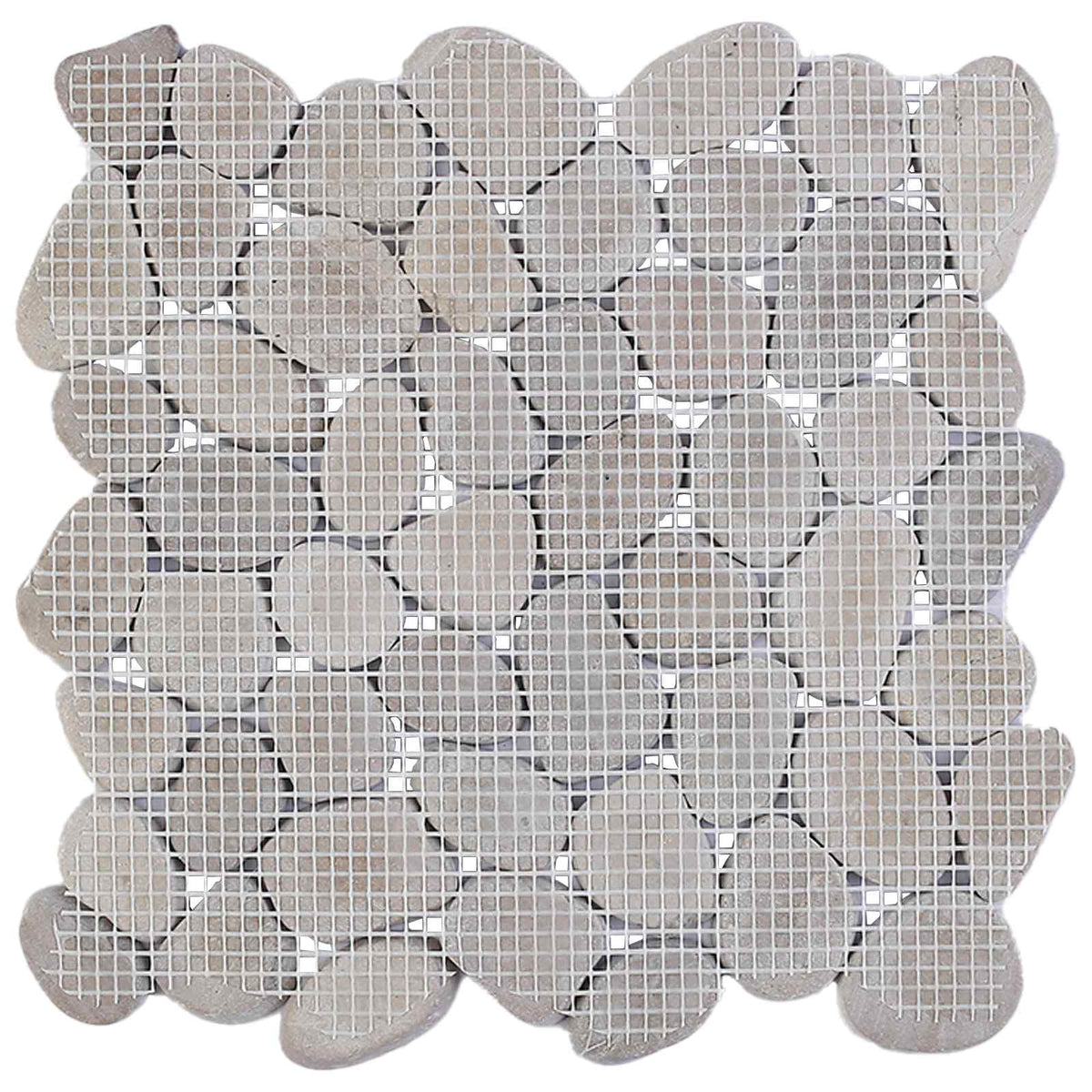 Pebble Fliser Gråbrun 30 x 30 cm Flod Pebble