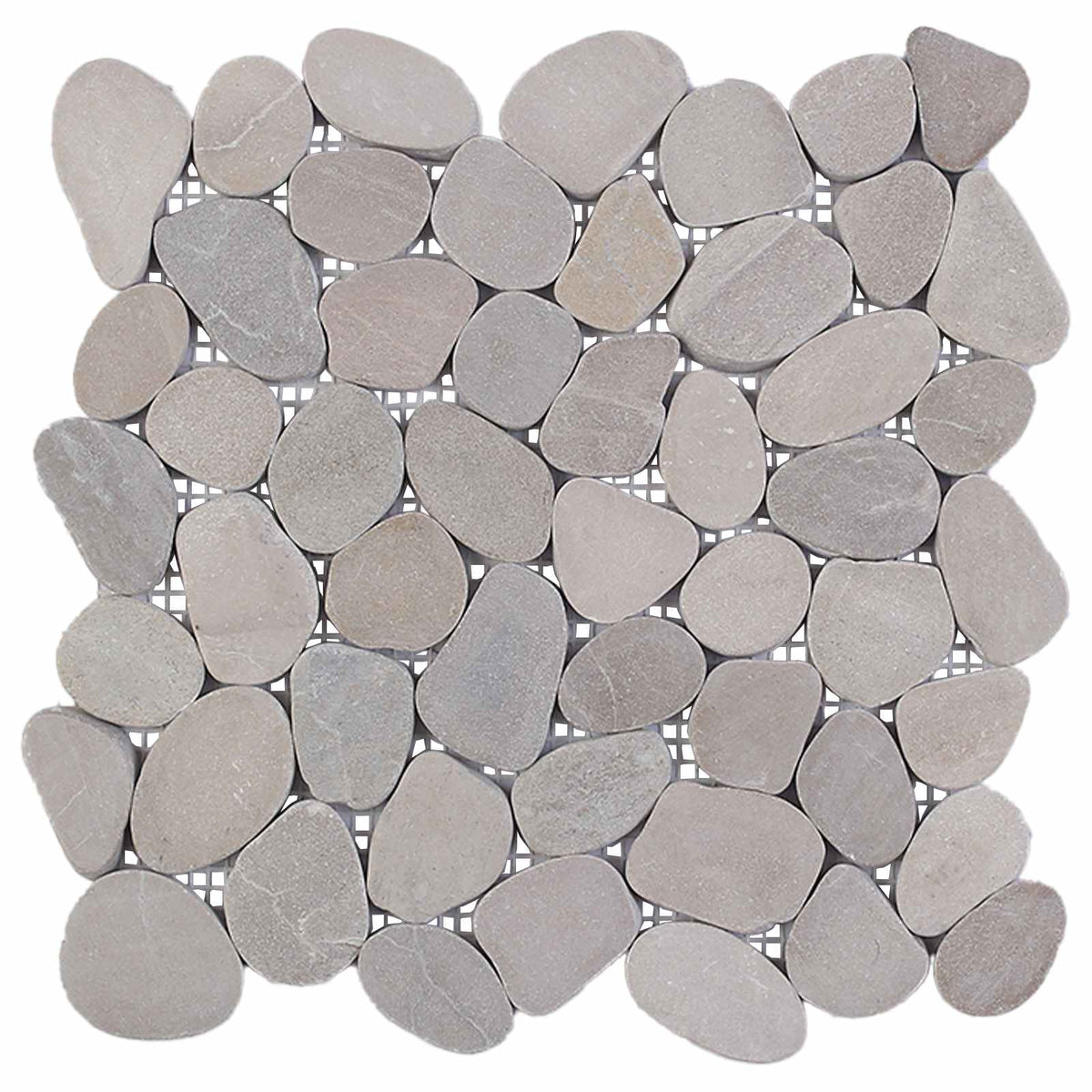 Pebble Fliser Gråbrun 30 x 30 cm Flod Pebble