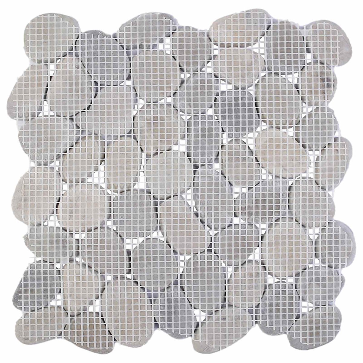 Pebble Fliser Grå 30 x 30 cm Flod Pebble
