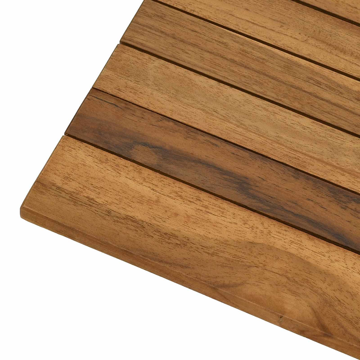 Bordplade 40 x 40 x 3,5 cm Firkantet Massiv Teaktræ Naturfarvet